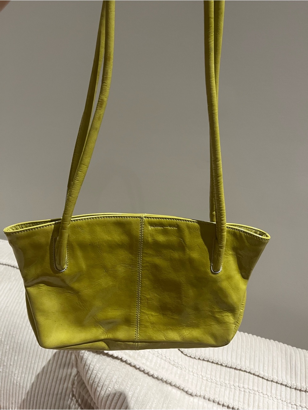 Paloma wool lime color shoulder bag
